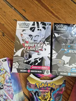 Pokemon Black Bolt White Flare Prismatic Evolutions Booster Bundles Lost Origin - Image 5