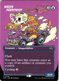 Waxen Shapethief (Borderless) 336 Rare Aetherdrift Magic: The Gathering NM - Image 1