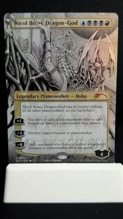 Nicol Bolas, Dragon-God #1246 (Borderless Foil) Secret Lair Drop MTG NM - Image 1