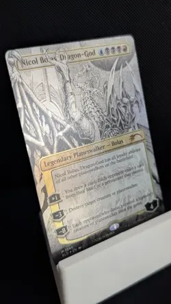 Nicol Bolas, Dragon-God #1246 (Borderless Foil) Secret Lair Drop MTG NM - Image 2