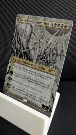 Nicol Bolas, Dragon-God #1246 (Borderless Foil) Secret Lair Drop MTG NM - Image 3