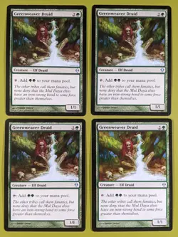 Greenweaver Druid x4 Zendikar 4x Magic the Gathering MTG - Image 1