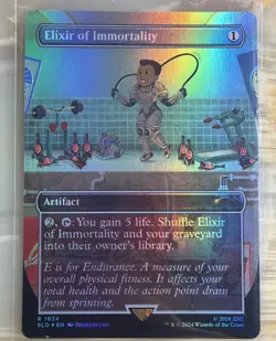 Elixir of Immortality - Fallout: Secret Lair Drop 1634 Rainbow Foil MTG NM - Image 1