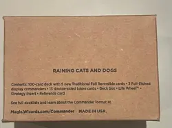 [US Tax Included] Magic The Gathering Secret Lair Raining Cats and Dogs Deck - Image 2