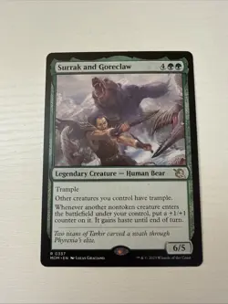 Wizards of the Coast MTG Surrak and Goreclaw 0337 Regular Rare Green EN - Image 1