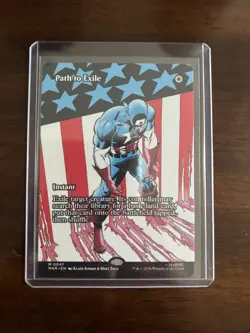 Path to Exile Borderless Marvel Super Heroes Magic MAR MTG 0047 - Image 1