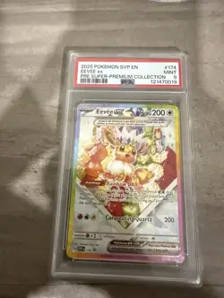 Pokemon Prismatic Evolutions Super-Premium Collection Eevee EX PSA 9 - Image 1