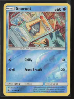 Snorunt 31/145 Common Guardians Rising Pokemon Reverse Holo Near Mint - Image 1