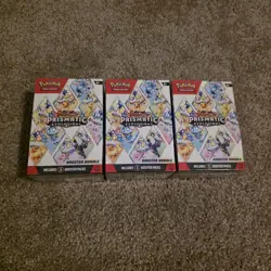 3x Pokemon TCG: Prismatic Evolutions Booster Bundles - New & Sealed - Image 1