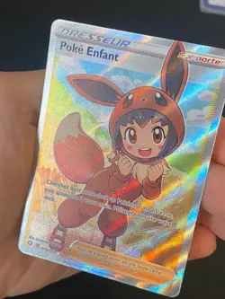 CARTE POKEMON POKE ENFANT 070/072 FR ULTRA RARE EB DESTINEES RADIEUSES - NEUF - Image 2