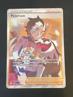 CARTE POKEMON PETERSON 069/072 FR ULTRA RARE EB DESTINEES RADIEUSES - NEUF - Image 1