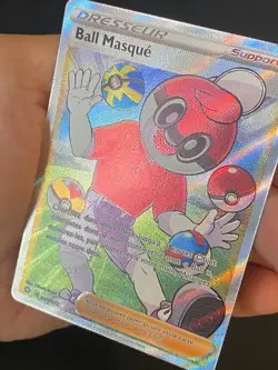CARTE POKEMON BALL MASQUE 065/072 FR ULTRA RARE EB DESTINEES RADIEUSES - NEUF - Image 2