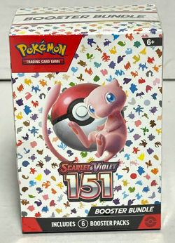 Pokemon TCG Scarlet & Violet 151 Booster Bundle Sealed English 6 Packs Inside - Image 1