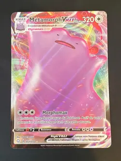 CARTE POKEMON METAMORPH VMAX 051/072 FR ULTRA RARE EB DESTINEES RADIEUSES - NEUF - Image 1