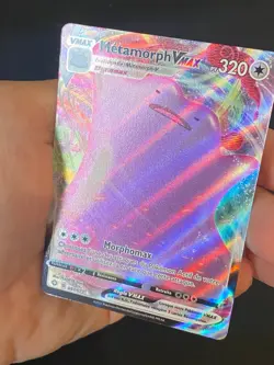 CARTE POKEMON METAMORPH VMAX 051/072 FR ULTRA RARE EB DESTINEES RADIEUSES - NEUF - Image 2