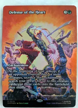 Defense of the Heart (Borderless) Marvel Universe Eternal-Legal Regular Super - Image 1
