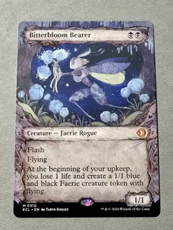 Bitterbloom Bearer M 310 Lorwyn Eclipsed (ECL) MTG Fable Frame Regular NM - Image 1