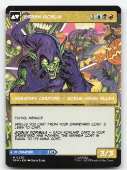 Norman Osborn (Borderless) 220 Marvel's Spider-Man NM/M MTG - Image 2