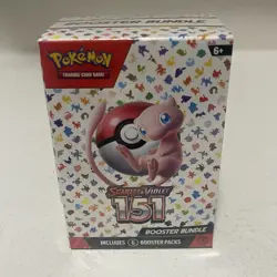 Pokemon 151 Booster Bundle Box 6 Packs Scarlet Violet S&V TCG SEALED NEW Cards ! - Image 1