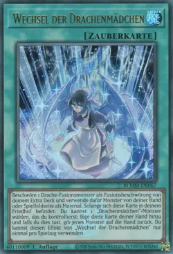 yugioh 1x Wechsel der Drachenmadchen BLMM-DE067 ULTRA 1AUFLAGE DEUTSCH - Image 1