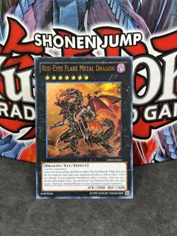 Yugioh Red-Eyes Flare Metal Dragon LDK2-ENJ41 Ultra Rare MP - Image 1