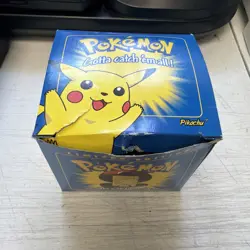 Pokemon Burger King 23k Gold Plated Trading Card Pikachu Blue Box Unopened - Image 1