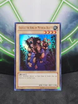 Yugioh Gazelle the King of Mythical Beasts LCYW-EN011 Ultra Rare NM - Image 1