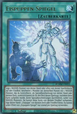 yugioh 1x Eispuppen-Spiegel BLMM-DE033 ULTRA 1AUFLAGE DEUTSCH - Image 1