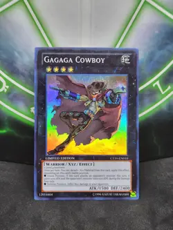 Yugioh Gagaga Cowboy CT10-EN010 Super Rare NM - Image 1