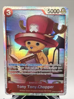 Tony Tony.Chopper OP08-007 SR ONE PIECE Tcg Card Game NM RED - Image 2