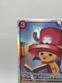 Tony Tony.Chopper OP08-007 SR ONE PIECE Tcg Card Game NM RED - Image 3