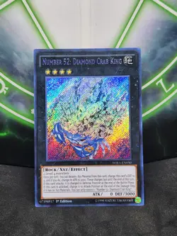 Yugioh Number 52: Diamond Crab King WIRA-EN050 Secret Rare 1st Edition NM - Image 1