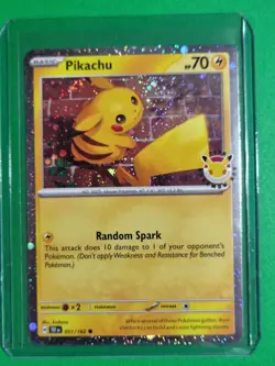 Pikachu (Pokemon Day 2026) 051/162 30th Anniversary Cosmos Holo - Image 1