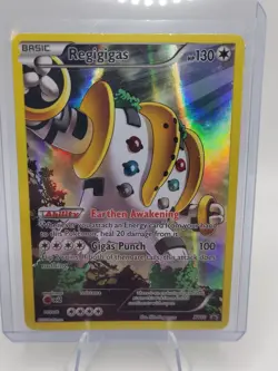 Regigigas XY82 Pokemon Card TCG XY Black Star Promo Full Art - Image 1