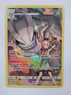Steelix - 247/236 - Pokemon Cosmic Eclipse Sun & Moon Secret Rare Card NM - Image 1