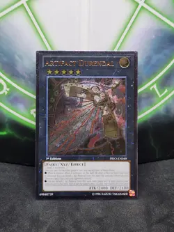 Yugioh Artifact Durendal PRIO-EN049 Ultimate Rare 1st Edition NM Euro - Image 1