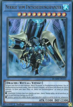 yugioh 1x Nekroz vom Entscheidungspanzer BLMM-DE133 ULTRA 1AUFLAGE DEUTSCH - Image 1