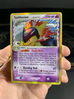 Pokemon Card Typhlosion Ex Dragon Frontiers 12/101 2006 Non Reverse Holo DMG - Image 2