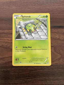 Spinarak 5/98 XY - Ancient Origins Regular - Pokemon Card NM - Image 1