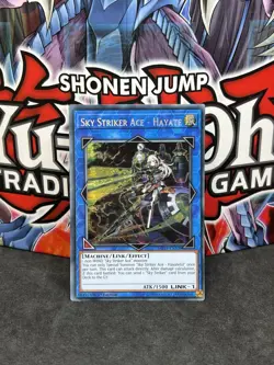 Yugioh Sky Striker Ace - Hayate MP19-EN109 Secret Rare 1st Edition MN - Image 1