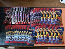 36 Pokemon English Destined Rivals Sleeved Booster Packs Brand New In Hand - Image 1