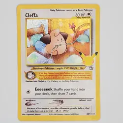 Cleffa 20/111 Classic Collection Celebrations Pokemon Card Holo NM - Image 1