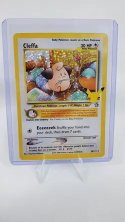 Cleffa 20/111 Classic Collection Celebrations Pokemon Card Holo NM - Image 3