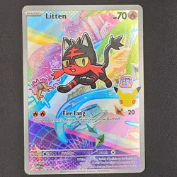 Litten MEP044 First Partner's Promo Near Mint Pokemon TCG - Image 1