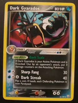 Pokemon TCG EX Team Rocket Returns Dark Gyarados 36/109 Regular Uncommon MP - Image 1
