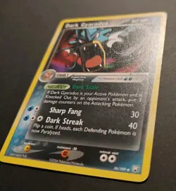 Pokemon TCG EX Team Rocket Returns Dark Gyarados 36/109 Regular Uncommon MP - Image 3