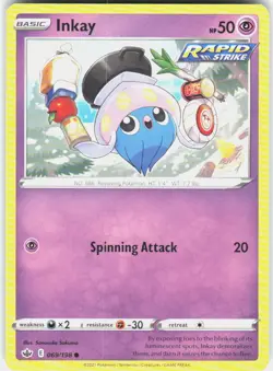Inkay 069/198 Common Chilling Reign Pokemon Near Mint - Image 1
