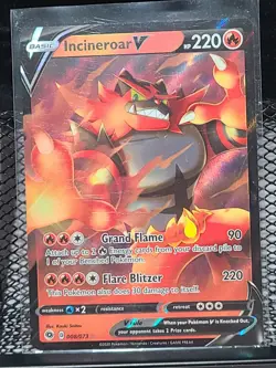 2020 Pokemon Champion's Path Incineroar V 008/073 NM/Mint Like PSA 10 BGS CGC - Image 1