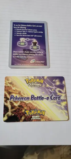 Pokemon TCG Gentleman Nils Battle E-Reader Card - Image 2