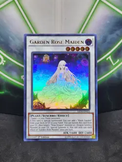 Yugioh Garden Rose Maiden LED4-EN023 Ultra Rare 1st Edition NM - Image 1